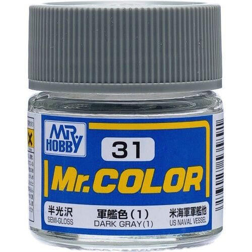 Gunze Sangyo Dark Grey #1 Mr.Color 10ml C031 at LionHeart Hobby